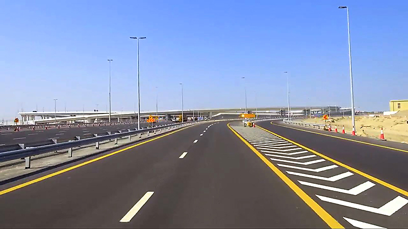 Road Marking of Roads Leading to EXPO 2020, Dubai
