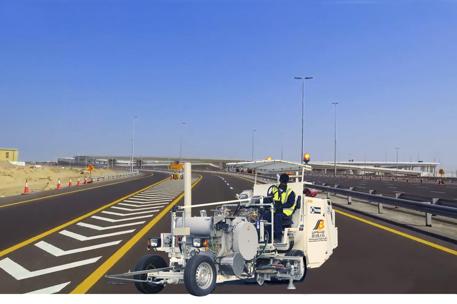 Byblos Roads Marking Company, Service Provider of Traffic Management Products, Dubai, UAE